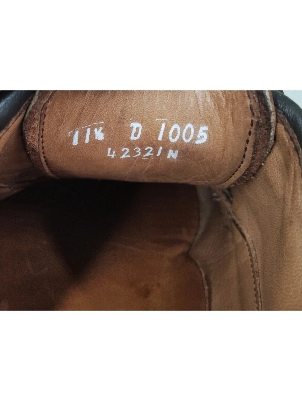 Allen Edmonds Badlands 1005 Brown Leather Derby Shoes Men's 11.5 D USA Made